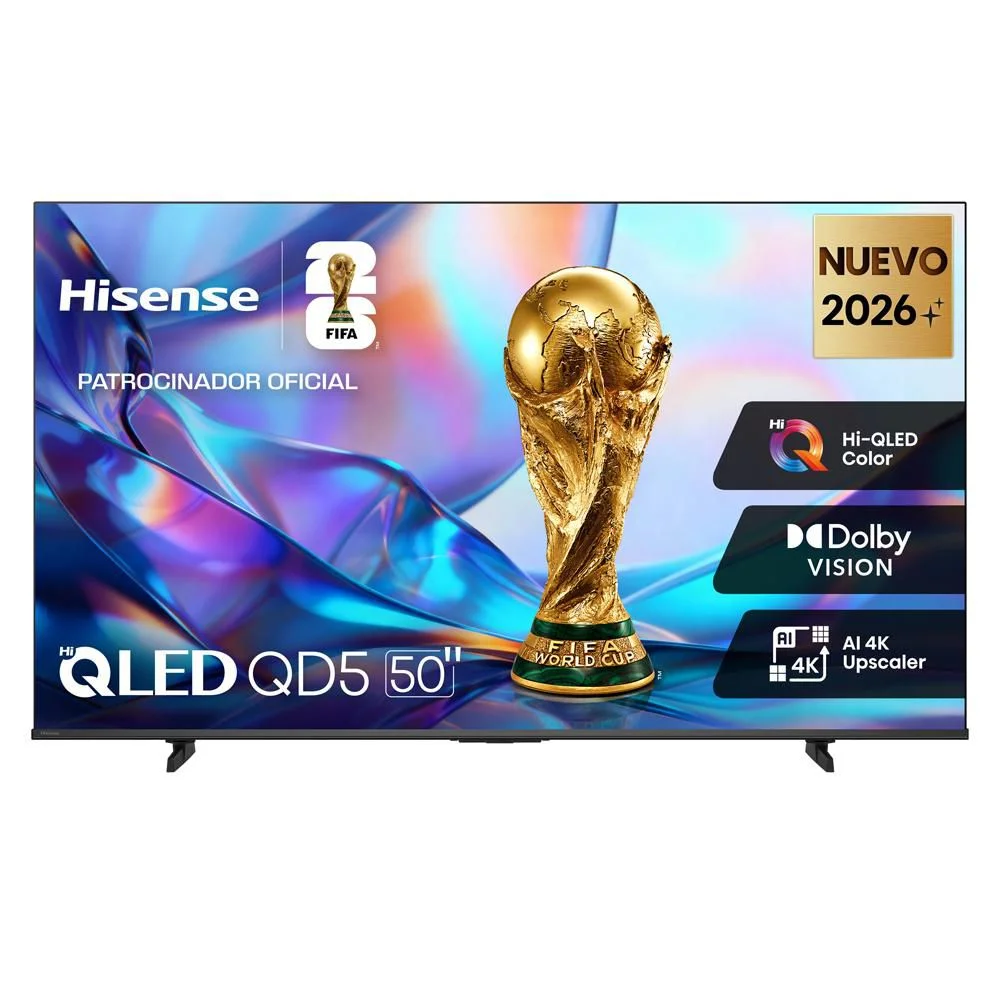 Televisor HISENSE 50 pulgadas QLED Uhd4K Smart TV 50QD5SV