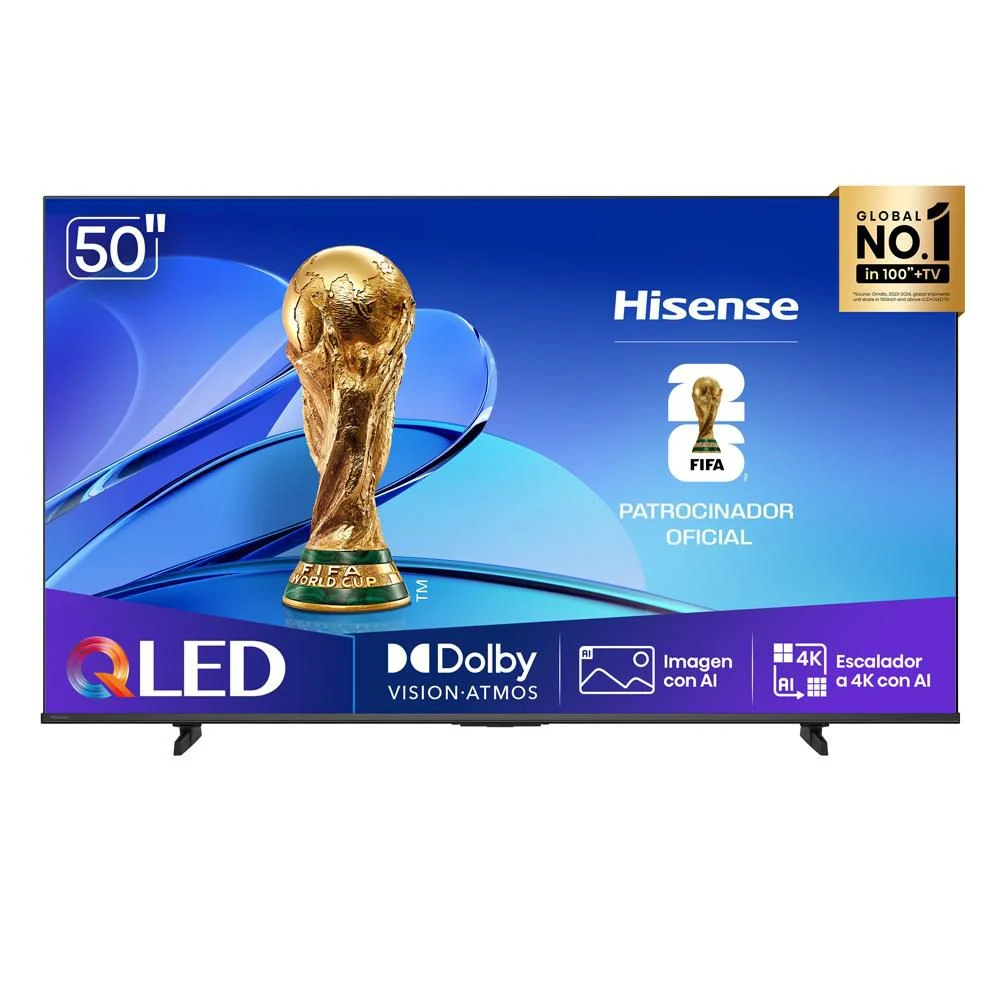 Televisor HISENSE 50 pulgadas QLED Uhd4K Smart TV 50Q6QV