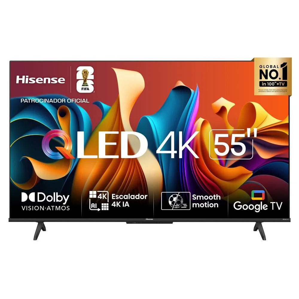 Televisor HISENSE 55 pulgadas QLED Uhd4K Smart TV 55Q6N