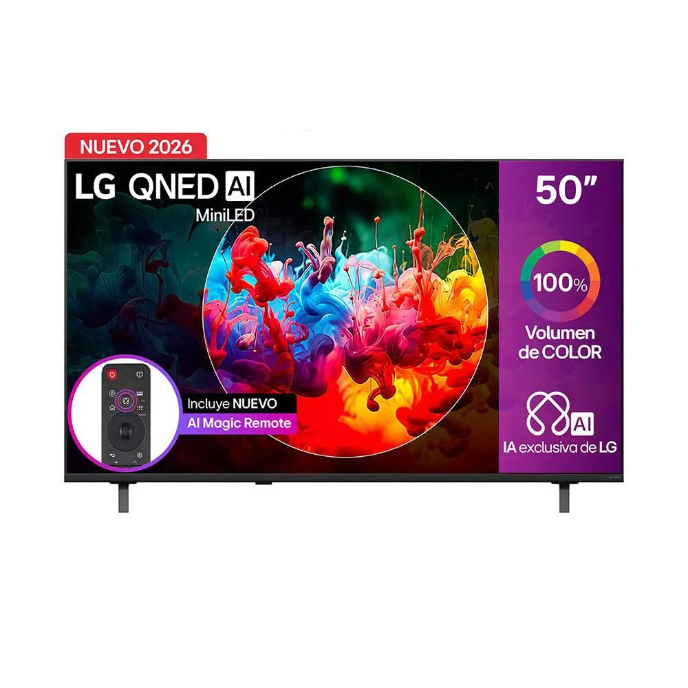 Televisor LG 50 pulgadas QNED Uhd4K Smart TV 50QNED70BSA Magic Control