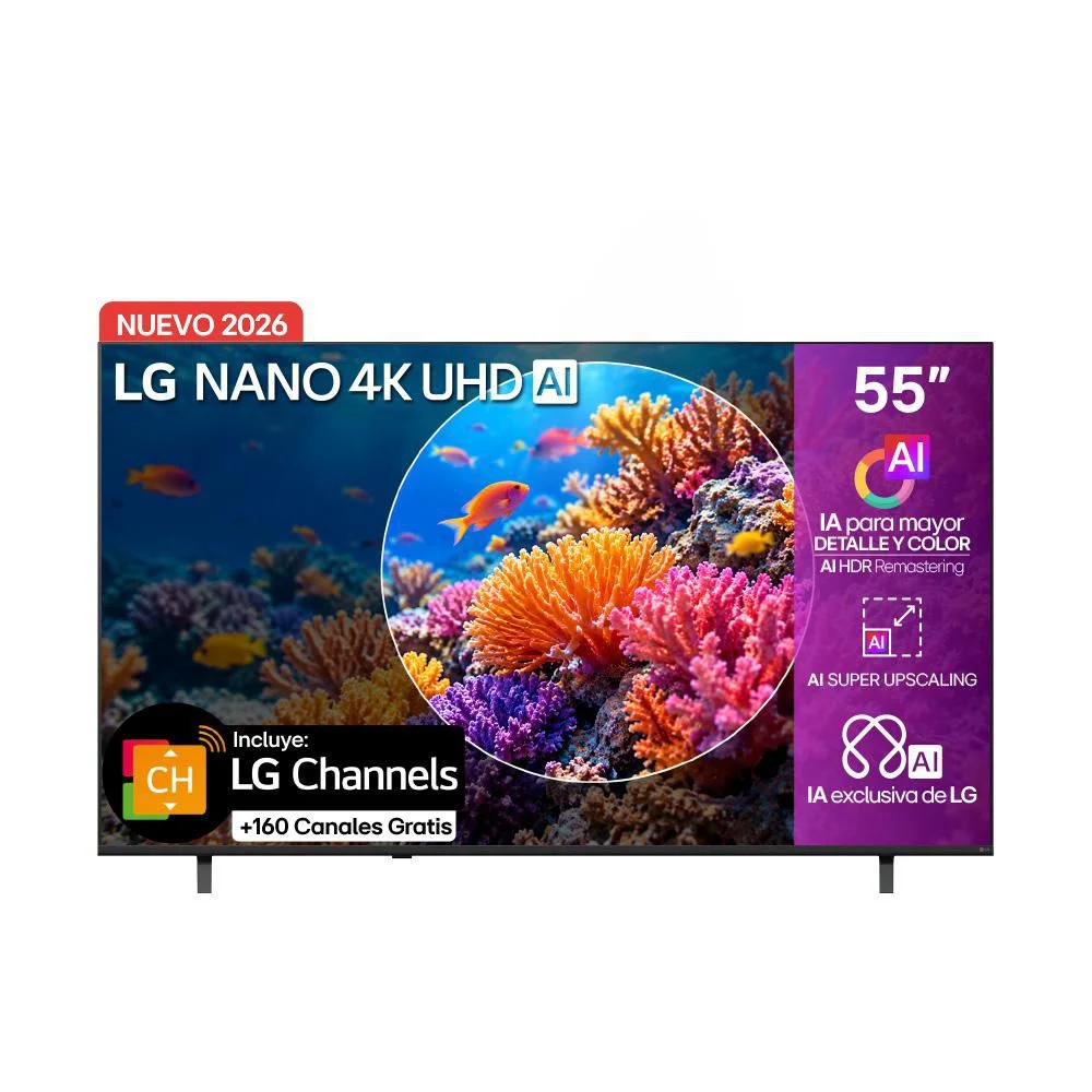 Televisor LG 55 pulgadas LED Uhd4K Smart TV 55NU850BPSA NANO