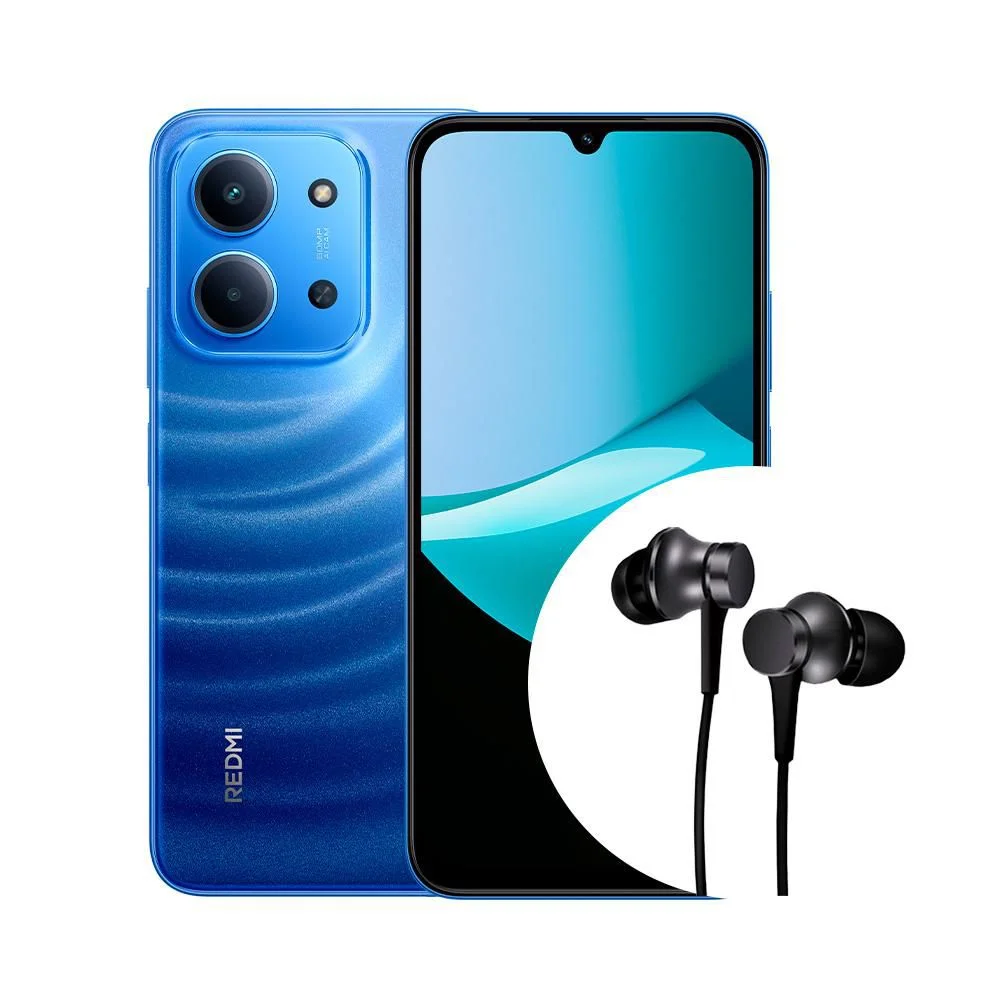 Celular XIAOMI Redmi 15C 256 GB 8 GB RAM Azul + Audifonos