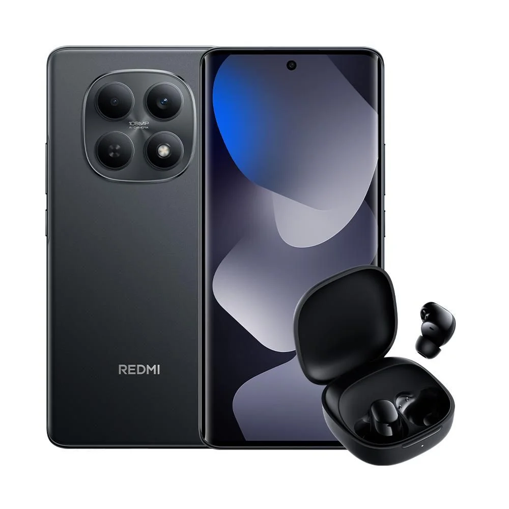Celular XIAOMI REDMI Note 15 256 GB 8 GB RAM Negro + Buds 6 Play