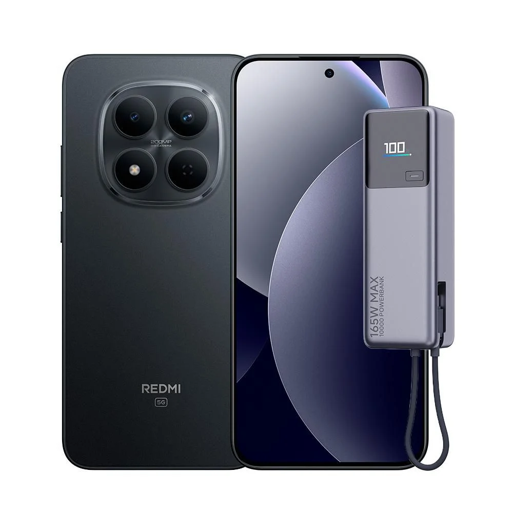 Celular XIAOMI REDMI Note 15 Pro 5G 512 GB 8 GB RAM Negro + Powerbank 165W